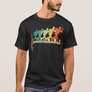 Bowling Ball Bowler Player Gift Vintage Retro T-Shirt