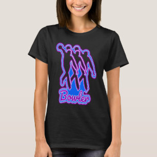 Bowling Ball Bowler Strike Bowling Pin Bowling Tea T-Shirt