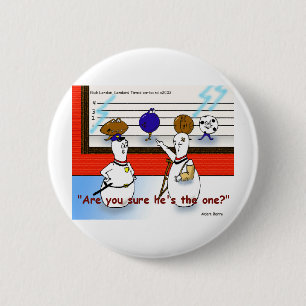 Bowling Ball Crimes Funny Gifts & Collectibles 6 Cm Round Badge