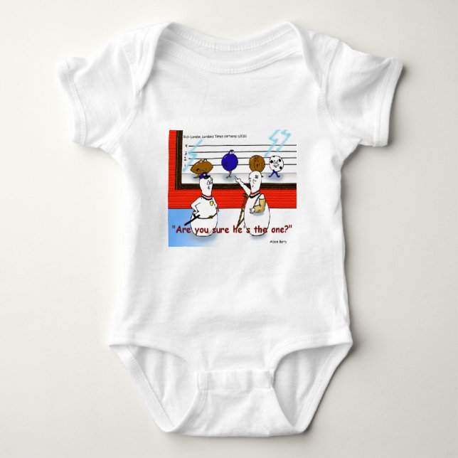 Bowling Ball Crimes Funny Gifts & Collectibles Baby Bodysuit (Front)