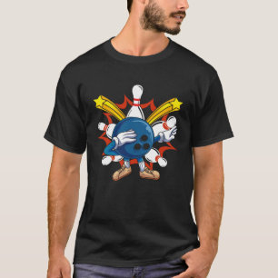 Bowling Ball Dabbing Bowling Players &  Bowling T-Shirt