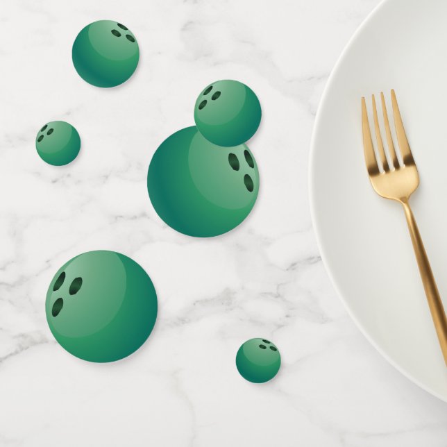 Bowling Ball Design Table Confetti (Group)