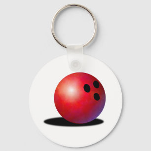 Bowling ball key ring