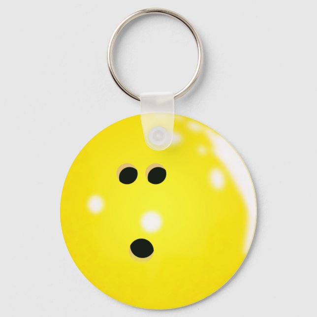 Bowling Ball Keychain (Front)