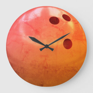 Bowling Ball Large Clock