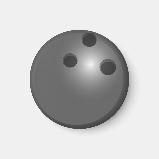 Bowling Ball Magnet (Front)