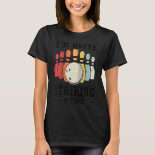Bowling Ball Pin Bowler Strike Bowling Fanatic Bow T-Shirt