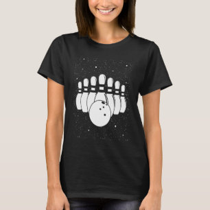 Bowling Ball Pin Bowler Strike Bowling Team Bowlin T-Shirt