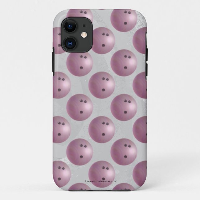 Bowling Ball Pink Case-Mate iPhone Case (Back)