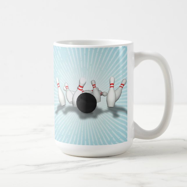 Bowling Ball & Pins: 3D Model: Coffee Mug (Right)