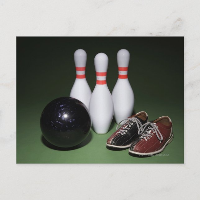 Bowling Ball Postcard (Front)