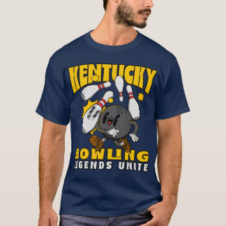 Bowling Ball Power Play Bowling Fun Kentucky T-Shirt