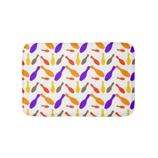 Bowling Ball Team Player Exercise Fitness Train Bath Mat