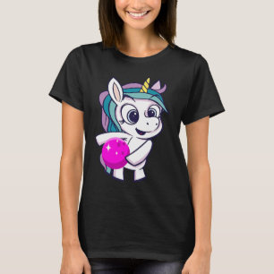 Bowling Ball Unicorn Bowling Team Strike Bowler Bo T-Shirt