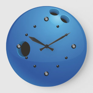 Bowling Ball  Wall Clock