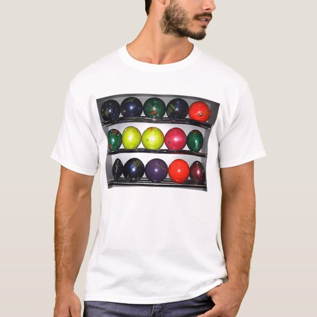 Bowling Balls T-Shirt (Front)