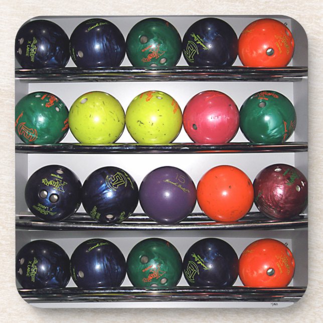 Bowling Beverage Coaster (Front)