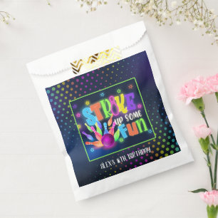 Bowling Birthday Favour Bag - Strike Up Some Fun
