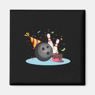 Bowling Birthday Party Bowling Party Happy Birthda Magnet