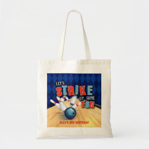 Bowling Birthday Tote Bag