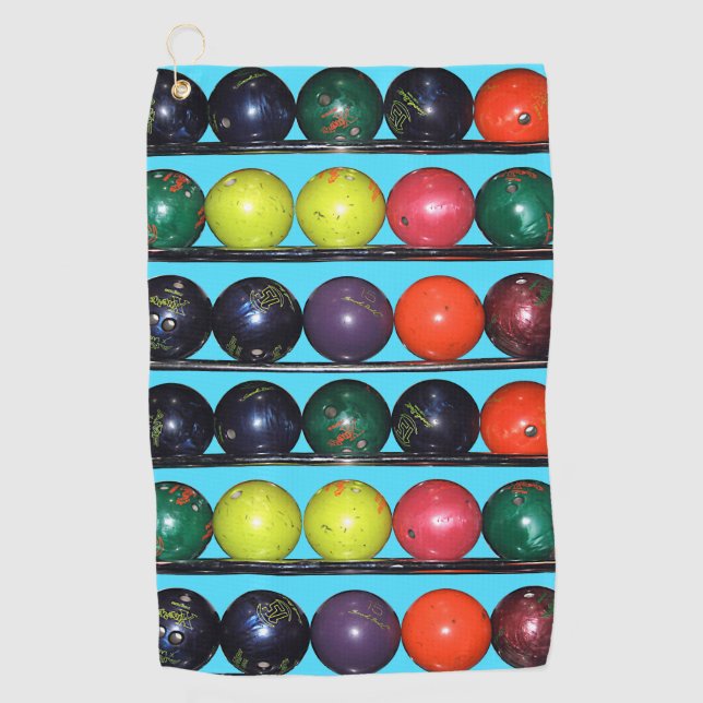 Bowling Blitz  Golf Towel (Front)