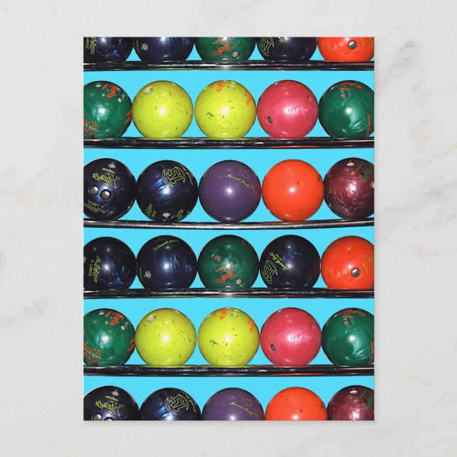 Bowling Blitz  Postcard (Front)