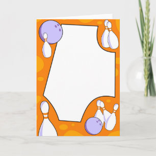 Bowling Border Card