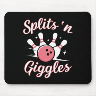 Bowling Bowler Funny Splits N Giggles Bowling Byll Mouse Pad