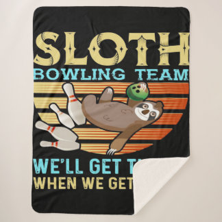 Bowling Bowler Strike Bowl Blanket