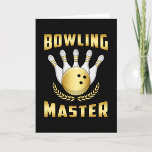 Bowling Bowler Strike Team Bowl Sport Funny Gift Card