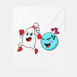Bowling Bowling ball Fleece Blanket