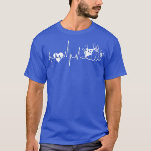 Bowling Bowling Heartbeat T T-Shirt