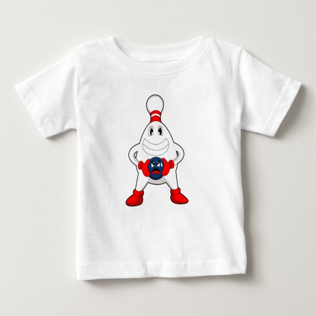 Bowling Bowling pin Bowling ball Baby T-Shirt (Front)
