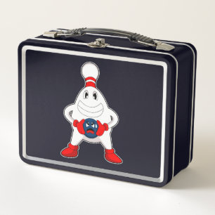 Bowling Bowling pin Bowling ball Metal Lunch Box