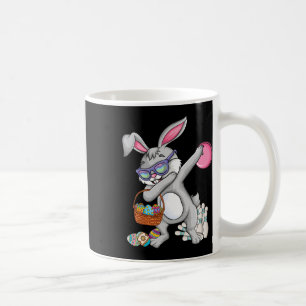Bowling Byll And Pins Bunny Ear Egg Hunting Easter Coffee Mug