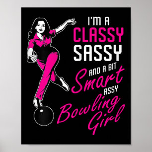 Bowling Byll Game Pins Funny Bowl Sports Perfect G Poster