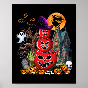 Bowling Bylls Cosplay Horror Witch Halloween Costu Poster