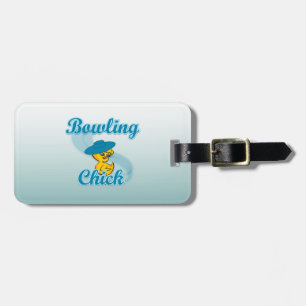 Bowling Chick #3 Luggage Tag