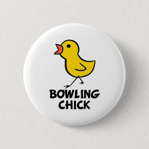 Bowling Chick Button