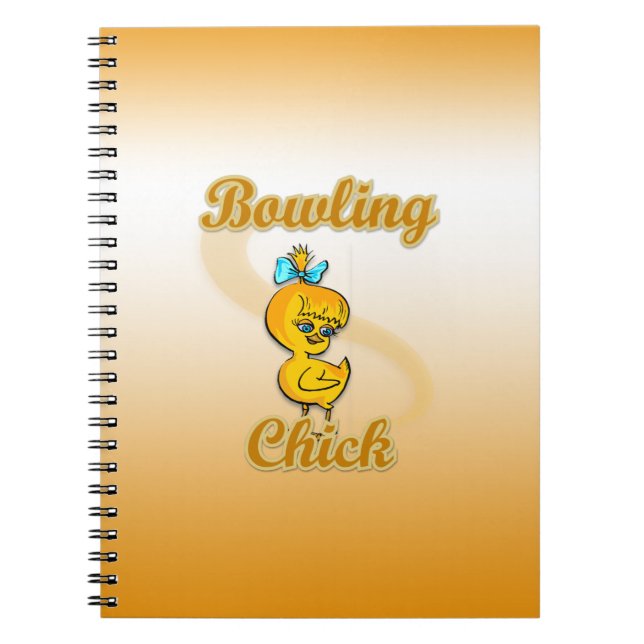 Bowling Chick Notebook (Front)