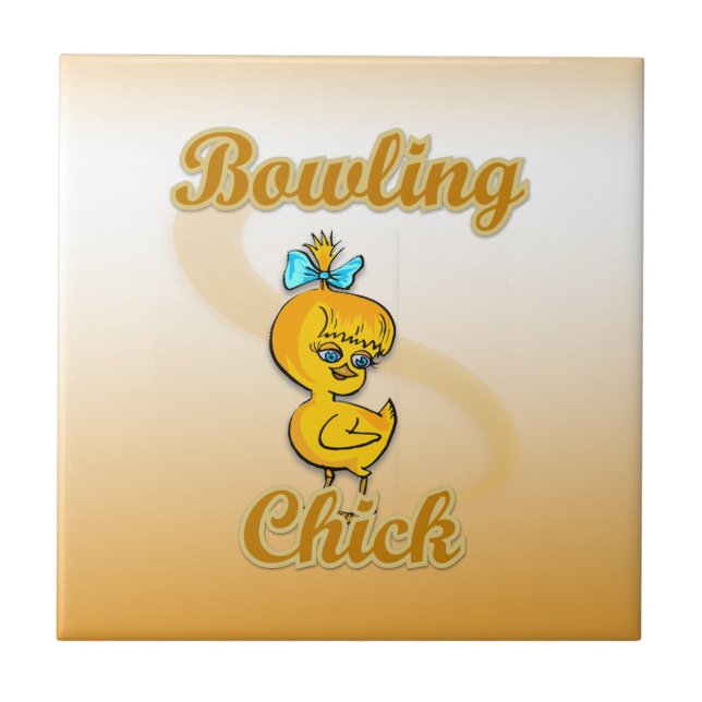 Bowling Chick Tile (Front)