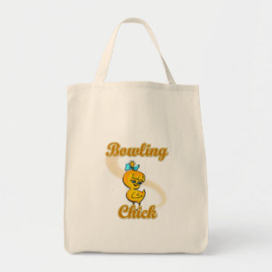 Bowling Chick Tote Bag