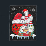 Bowling Christmas Bowling Santa Hat Christmas Ligh Fleece Blanket<br><div class="desc">Bowling Christmas Bowling Santa Hat Christmas Lights</div>