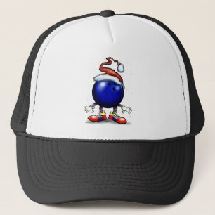Bowling Christmas Trucker Hat