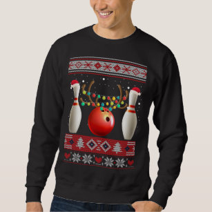 Bowling Christmas Ugly Christmas Sweatshirt