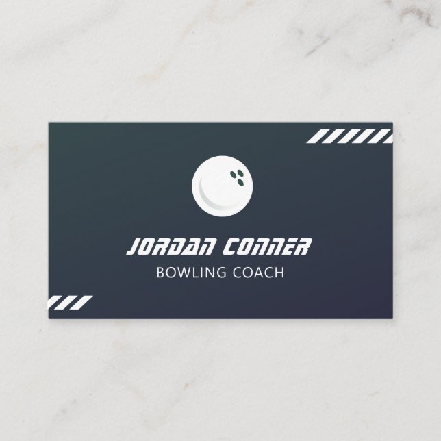 Bowling Coach Business Card (Front)
