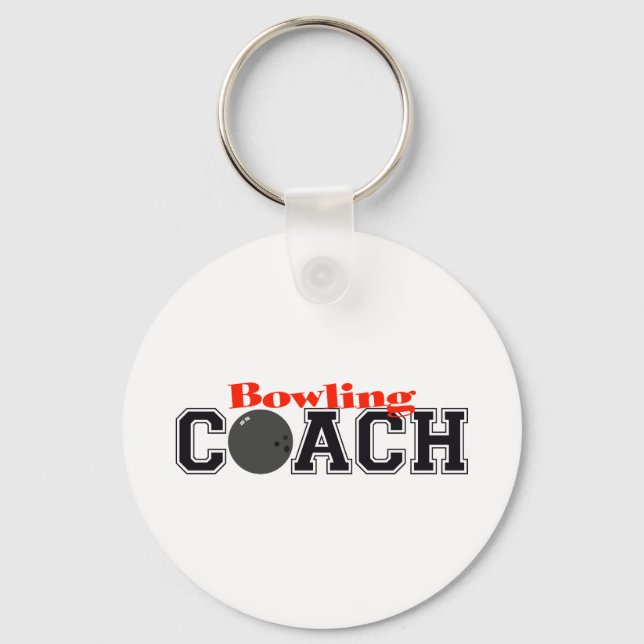 Bowling Coach Key Ring (Front)