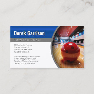 Bowling Coach | Perfect Sport Offer Business Card