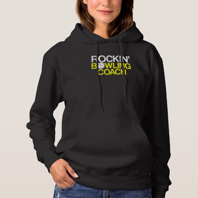 Bowling Coach Player Team Instructor  2 Hoodie (Front)