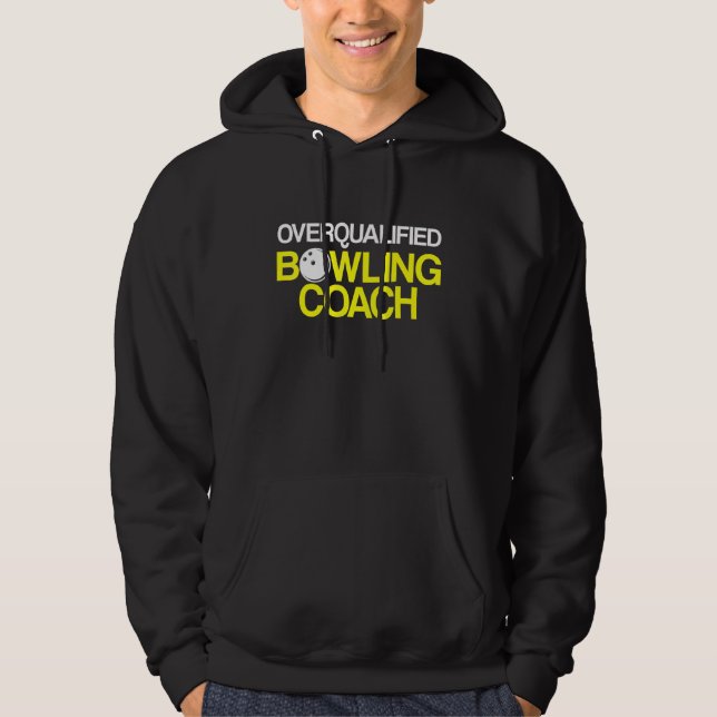 Bowling Coach Player Team Instructor  32 Hoodie (Front)